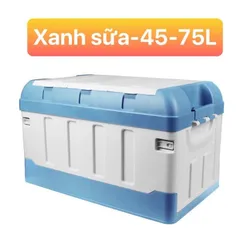 Thùng đựng đồ gấp gọn đa năng 45 lít có 2 ngăn riêng biệt có thể tháo rời một cách rễ ràng giao mầu ngẫu nhiên 811781