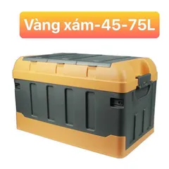 Thùng đựng đồ gấp gọn đa năng 45 lít có 2 ngăn riêng biệt có thể tháo rời một cách rễ ràng giao mầu ngẫu nhiên 811781
