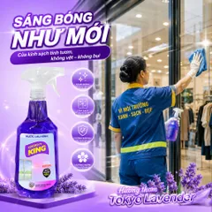 ✨ NƯỚC LAU KÍNH GOLDEN KING 800ML – SÁNG BÓNG NHƯ MỚI, SẠCH NHANH CHỈ 10 GIÂY