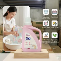 🌟  Nước Giặt Đồ Sơ Sinh Mr. Fresh 1.6L - An Toàn Cho Bé, Dịu Nhẹ Cho Da