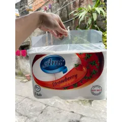 BỊCH 6 CUỘN GIẤY VỆ SINH AMI 3 LỚP KHÔNG LÕI GIAI MỀM MỊN