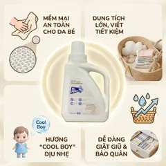 🌟 NƯỚC GIẶT ĐỒ SƠ SINH MR. FRESH - AN TOÀN, DỊU NHẸ, THƠM MÁT 🌟