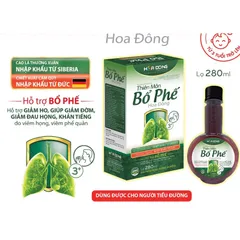 THIÊN MÔN BỔ PHẾ HOA ĐÔNG - GIÚP GIẢM HO BỔ PHẾ CHAI 280ML