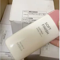 Kem chống nắng Missha Soft Finish Sun Milk SPF50+ PA+++ (nắp hồng) là sữa chống nắng vật lý lai hóa học 812078
