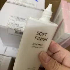 Kem chống nắng Missha Soft Finish Sun Milk SPF50+ PA+++ (nắp hồng) là sữa chống nắng vật lý lai hóa học 812078