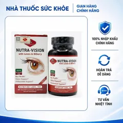 Viên uống hỗ trợ mắt Nutra Vision Olympian Labs - Vitamin và Khoáng Chất Bảo Vệ Mắt, Giảm Mệt Mỏi, Sản Phẩm Chính Hãng Mỹ