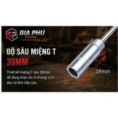Combo bộ vặn ốc chữ T (bộ điếu T) 5 cây từ 8,10,12,13,14mm 812126