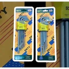 Combo 2 bộ lục giác ZETI đầu bi và đầu bông thép CRV siêu cứng 812129