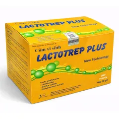 Cốm vi sinh LACTOTREP PLUS (Hộp 30 gói) Cân bằng hệ vi sinh đường ruột, giúp giảm rối loạn tiêu hóa, tiêu chảy, táo bón