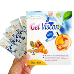 Gel Viscon Kore Plus (Hộp 20 gói) hỗ trợ làm giảm acid dịch vị và bảo vệ niêm mạc dạ dày.