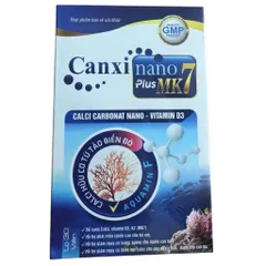 Viên uống Canxi Nano Plus MK7 (Chai 30 viên) Hỗ trợ phát triển xương và chiều cao cho trẻ em và giảm nguy cơ loãng xương 812196