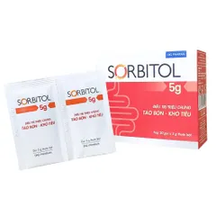 Vitamin Sorbitol 5g U.S.PHAR (Hộp 20 gói) Hỗ trợ kích thích nhu động ruột và làm mềm phân để giúp đại tiện dễ dàng