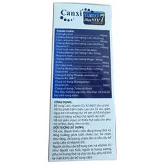 Viên uống Canxi Nano Plus MK7 (Chai 30 viên) Hỗ trợ phát triển xương và chiều cao cho trẻ em và giảm nguy cơ loãng xương 812196