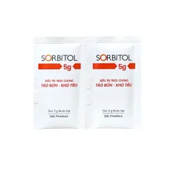 Vitamin Sorbitol 5g U.S.PHAR (Hộp 20 gói) Hỗ trợ kích thích nhu động ruột và làm mềm phân để giúp đại tiện dễ dàng