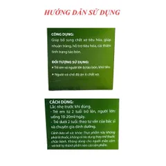 Chất Xơ Inulin Pluss Euphar Mediphar (Hộp 20 ống) bổ sung chất xơ hòa tan và hỗ trợ cải thiện tình trạng táo bón.