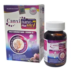 Viên uống Canxi Nano Plus MK7 (Chai 30 viên) Hỗ trợ phát triển xương và chiều cao cho trẻ em và giảm nguy cơ loãng xương 812196