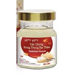 Yến Chưng Đông Trùng Hạ Thảo (Lọ 70ml) Yến 35% cao hàng đầu thị trường, 100% Yến thật từ thiên nhiên.