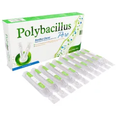 Men tiêu hóa Polybacillus Pore (Hộp 20 ống) Hỗ trợ cân bằng hệ vi sinh đường ruột, giảm triệu chứng rối loạn tiêu hóa