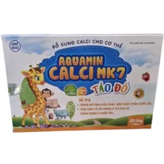 Sản phẩm Aquamin Calci MK7 Tảo Đỏ (Hộp 20 ống) Hỗ trợ phát triển xương và răng chắc khỏe, tăng chiều cao.