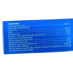 Sản phẩm Aquamin Calci MK7 Tảo Đỏ (Hộp 20 ống) Hỗ trợ phát triển xương và răng chắc khỏe, tăng chiều cao.
