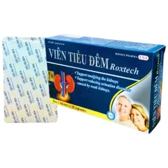 Viên Tiểu Đêm Roxtech (Hộp 30 viên) Hỗ trợ bổ thận và giảm rối loạn tiểu tiện giúp giảm tình trạng tiểu buốt, tiểu rắt