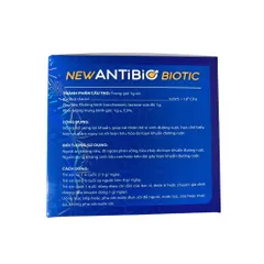 Men Vi Sinh NEW ANTIBIO BIOTIC (Hộp 30 gói) Bổ sung lợi khuẩn giúp giảm rối loạn tiêu hóa như ăn không tiêu, tiêu chảy.