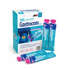 Gel Dạ Dày Gastrocom Pluss (Hộp 15 gói) Hỗ trợ giúp giảm đau thượng vị, ợ hơi, ợ chua và trào ngược dạ dày.
