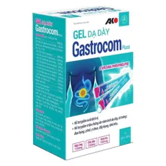 Gel Dạ Dày Gastrocom Pluss (Hộp 15 gói) Hỗ trợ giúp giảm đau thượng vị, ợ hơi, ợ chua và trào ngược dạ dày.