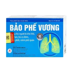Bảo Phế Vương (Hộp 20 viên) Hỗ trợ thanh phế, giảm viêm, tiêu đờm và giảm các cơn ho.