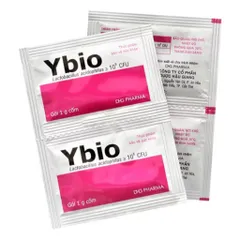 Cốm men vi sinh Ybio DHG Pharma (Hộp 24 gói) Hỗ trợ tiêu hóa giúp giảm tiêu chảy, táo bón, đầy bụng, ăn không tiêu