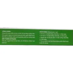Chất Xơ NUBE GOLD (Hộp 20 ống) Giúp bổ sung chất xơ tự nhiên, hỗ trợ rối loạn tiêu hóa, giảm táo bón, đầy bụng, khó tiêu