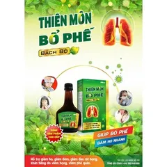 THIÊN MÔN BỔ PHẾ BÁCH BỘ (chai 280ml) Giúp giảm ho khan, ho đàm, hen suyễn, đau rát họng, khản tiếng