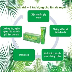 Kem Bôi Da YOOSUN RAU MÁ (Tuýp 25g) Làm dịu mẩn ngứa, làm mát da, ngừa mụn, tránh sẹo.