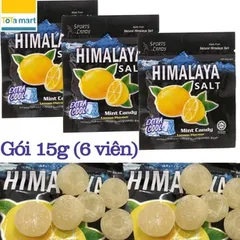 Kẹo ngậm Chanh Muối HIMALAYA SALT Chính Hãng Malaysia (túi 6 viên)