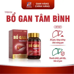 Viên uống BỔ GAN TÂM BÌNH (Hộp 60 viên) Hỗ trợ tăng cường chức năng gan, thanh nhiệt giải độc gan, mát gan bảo vệ gan.