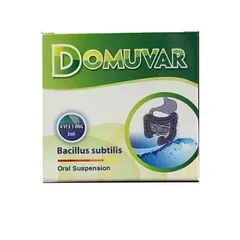 Men tiêu hóa DOMUVAR (Hộp 20 ống) Hỗ trợ tiêu hóa, khó tiêu, chướng bụng, đầy hơi, phân sống, táo bón, tiêu chảy cho bé