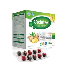 Viên uống giảm ho Cidetest BƯỚM BẠC (Hộp 100 viên) Giúp giảm ho, đau rát họng, khan tiếng, giảm đờm.