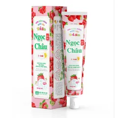 Kem đánh răng Dược Liệu Ngọc Châu dành cho trẻ em từ 2 - 6 tuổi (Tuýp 50g)