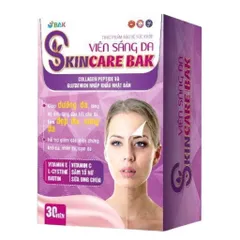 VIÊN SÁNG DA SKINCARE BAK (Chai 30 viên) Giúp dưỡng da, tăng độ ẩm, tăng đàn hồi cho da, làm đẹp da, giúp da sáng hồng.