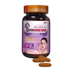 VIÊN SÁNG DA SKINCARE BAK (Chai 30 viên) Giúp dưỡng da, tăng độ ẩm, tăng đàn hồi cho da, làm đẹp da, giúp da sáng hồng.