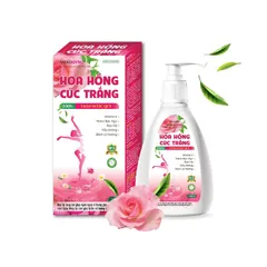 Dung dịch vệ sinh phụ nữ MEKOGYNO HOA HỒNG CÚC TRẮNG (Chai 120ml) Giúp làm sạch nhẹ nhàng, khử mùi hôi, dưỡng trắng hồng