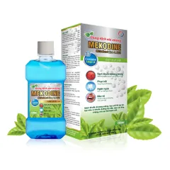 Nước Súc Miệng MEKODINE (Chai 220ml) Hỗ trợ giúp kháng khuẩn miệng, họng, khử mùi hôi miệng