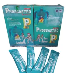 GEL DẠ DÀY PHOSGASTRO SIMETHICONE (Hộp 20 gói) Hỗ trợ giảm acid dịch vị, giúp bảo vệ niêm mạc dạ dày, tá tràng.