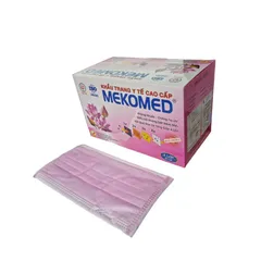 KHẨU TRANG Y TẾ MEKOMED 4 LỚP (Hộp 50 cái) Có 5 màu để lựa chọn.