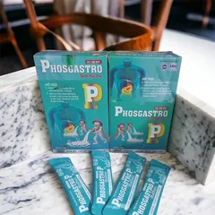 GEL DẠ DÀY PHOSGASTRO SIMETHICONE (Hộp 20 gói) Hỗ trợ giảm acid dịch vị, giúp bảo vệ niêm mạc dạ dày, tá tràng.