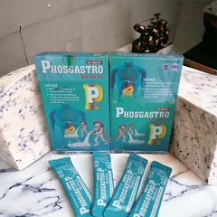GEL DẠ DÀY PHOSGASTRO SIMETHICONE (Hộp 20 gói) Hỗ trợ giảm acid dịch vị, giúp bảo vệ niêm mạc dạ dày, tá tràng.