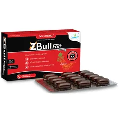 Viên uống ZBull Fast (Hộp 60 viên) Giúp bồi bổ sức khỏe, giảm căng thẳng, mệt mỏi, giúp ăn ngon miệng.
