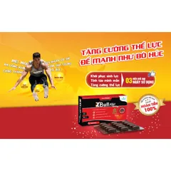 Viên uống ZBull Fast (Hộp 60 viên) Giúp bồi bổ sức khỏe, giảm căng thẳng, mệt mỏi, giúp ăn ngon miệng.
