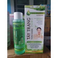 NƯỚC TẨY TRANG THẢO DƯỢC Hyory Glutathione KOREAN (Chai 200ml) Dưỡng ẩm da, giúp da mềm mại, mịn màng, da sáng tự nhiên.