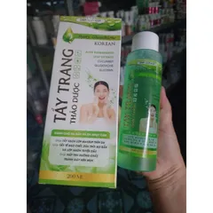 NƯỚC TẨY TRANG THẢO DƯỢC Hyory Glutathione KOREAN (Chai 200ml) Dưỡng ẩm da, giúp da mềm mại, mịn màng, da sáng tự nhiên.